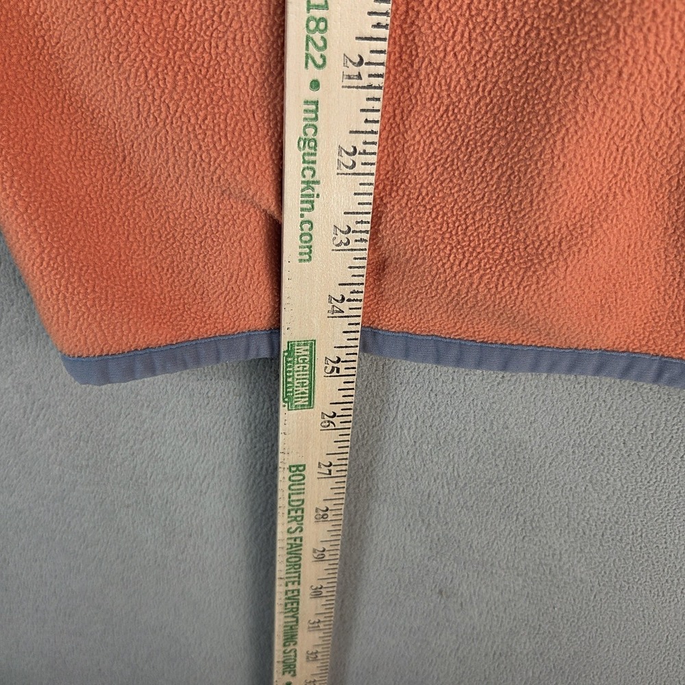 Cotopaxi Fleece Sweater Mens XS Orange Colorblock Half Zip Pullover - Picture 9 of 9
